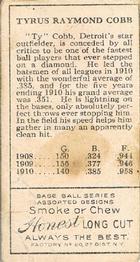 Ty Cobb  baseball card collectible - Main Image 2