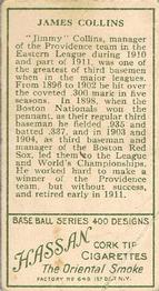 Jimmy Collins  baseball card collectible - Main Image 2