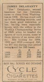 Jim Delahanty  baseball card collectible - Main Image 2