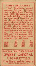 Jim Delahanty  baseball card collectible - Main Image 2