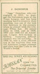 Jiggs Donahue  baseball card collectible - Main Image 2