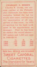 Red Dooin  baseball card collectible - Main Image 2