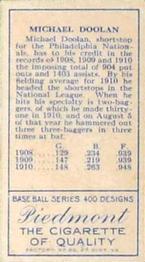 Mickey Doolan  baseball card collectible - Main Image 2