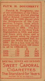 Patsy Dougherty  baseball card collectible - Main Image 2