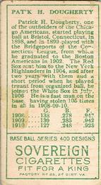 Patsy Dougherty  baseball card collectible - Main Image 2