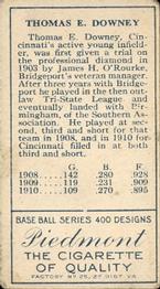 Tom Downey  baseball card collectible - Main Image 2