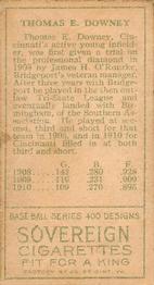 Tom Downey  baseball card collectible - Main Image 2