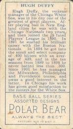 Hugh Duffy  baseball card collectible - Main Image 2