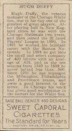 Hugh Duffy  baseball card collectible - Main Image 2