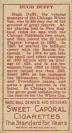 Hugh Duffy  baseball card collectible - Main Image 2