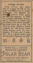 Louis Evans  baseball card collectible - Main Image 2