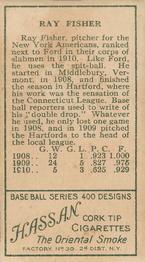 Ray Fisher  baseball card collectible - Main Image 2