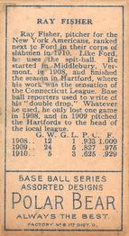 Ray Fisher  baseball card collectible - Main Image 2