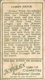 Jimmy Frick  baseball card collectible - Main Image 2