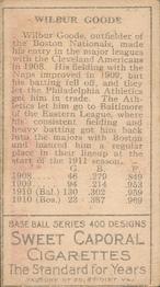 Wilbur Good  baseball card collectible - Main Image 2