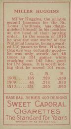 Miller Huggins  baseball card collectible - Main Image 2