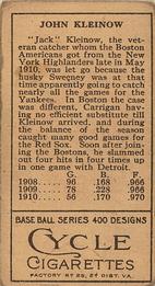 Red Kleinow  baseball card collectible - Main Image 2