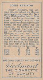 Red Kleinow  baseball card collectible - Main Image 2