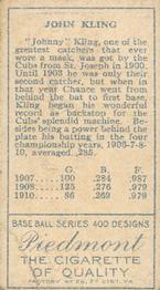 Johnny Kling  baseball card collectible - Main Image 2