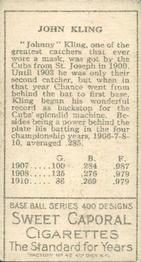 Johnny Kling  baseball card collectible - Main Image 2