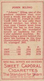 Johnny Kling  baseball card collectible - Main Image 2