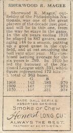 Sherry Magee  baseball card collectible - Main Image 2