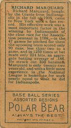 Rube Marquard  baseball card collectible - Main Image 2