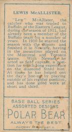 Sport McAllister  baseball card collectible - Main Image 2