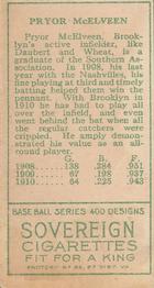 Pryor McElveen  baseball card collectible - Main Image 2