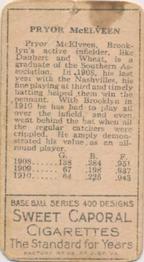 Pryor McElveen  baseball card collectible - Main Image 2