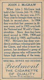 John J. McGraw  baseball card collectible - Main Image 2