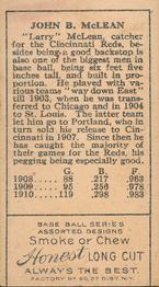 Larry McLean  baseball card collectible - Main Image 2