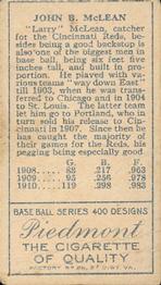 Larry McLean  baseball card collectible - Main Image 2