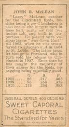 Larry McLean  baseball card collectible - Main Image 2