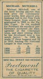 Mike Mitchell  baseball card collectible - Main Image 2