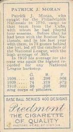 Pat Moran  baseball card collectible - Main Image 2