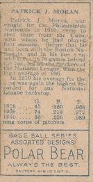 Pat Moran  baseball card collectible - Main Image 2