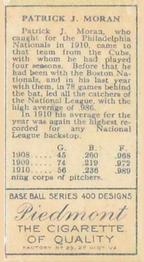 Pat Moran  baseball card collectible - Main Image 2