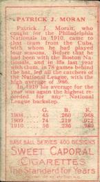 Pat Moran  baseball card collectible - Main Image 2