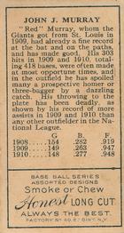 Jack Murray  baseball card collectible - Main Image 2