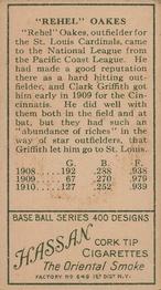 Rebel Oakes  baseball card collectible - Main Image 2