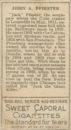 Jack Pfiester  baseball card collectible - Main Image 2