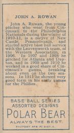 John Rowan  baseball card collectible - Main Image 2