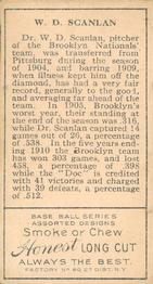 W.D. Scanlan  baseball card collectible - Main Image 2