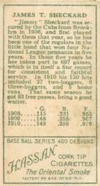 Jimmy Sheckard  baseball card collectible - Main Image 2