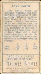 Tony Smith  baseball card collectible - Main Image 2