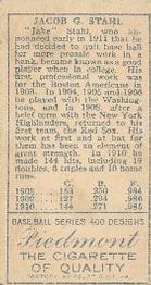 Jake Stahl  baseball card collectible - Main Image 2