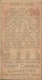 Jake Stahl  baseball card collectible - Main Image 2