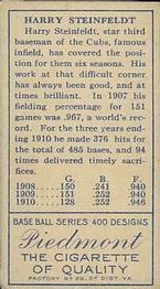 Harry Steinfeldt  baseball card collectible - Main Image 2