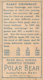 Harry Steinfeldt  baseball card collectible - Main Image 2